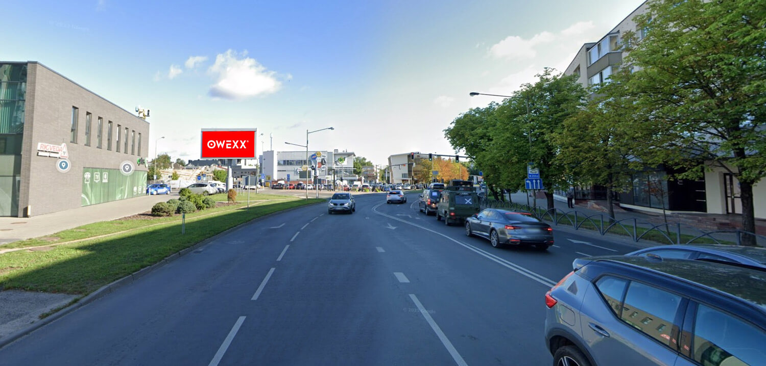 Lauko ekranas - Centras, Basanavičiaus g. Panevėžyje