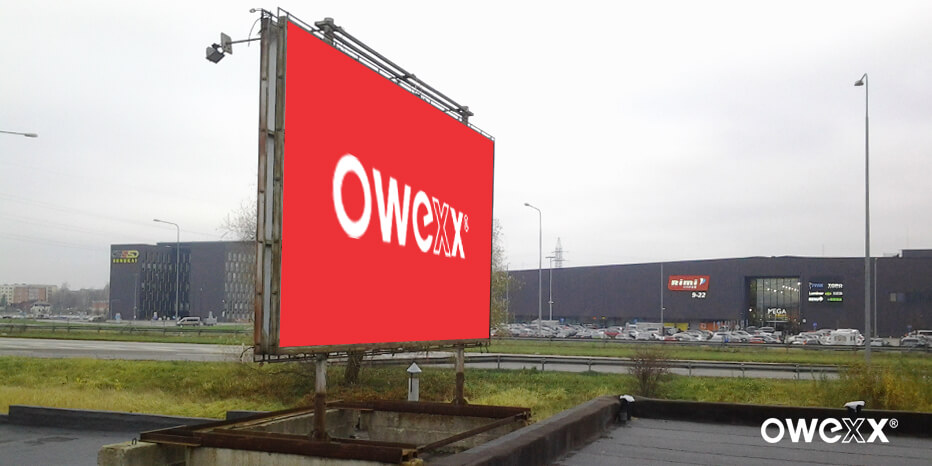 Reklamos plotas Kaune, priešais PLC Mega