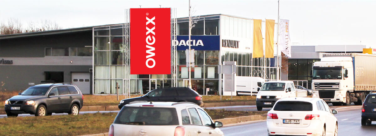 Reklaminis stendas Kaune, Reklamos plotas Kaune